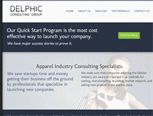 Tablet Screenshot of delphic-group.com